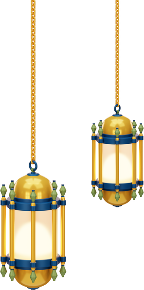 3D Islamic Arabic Lantern Decoration